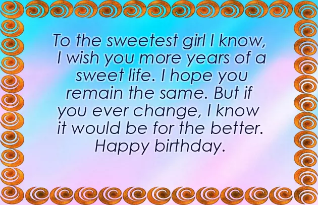 Birthday Thought For Child