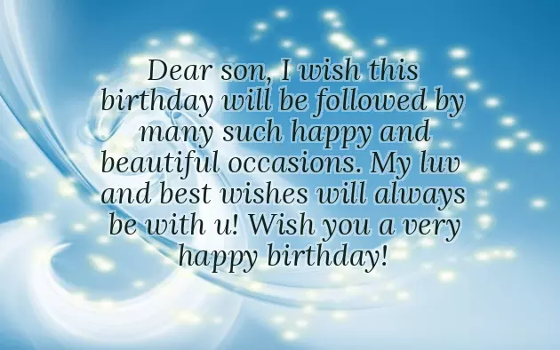 Happy Birthday Little Son Quotes