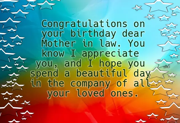 Birthday Wishes Messages For Mother In Law