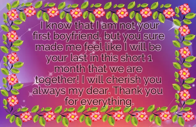 Happy 1 Month Anniversary Quotes