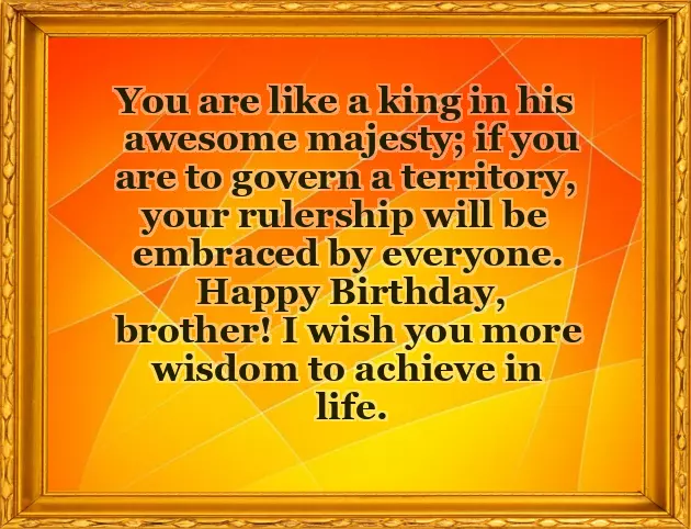 Happy Birthday To Blood Brother