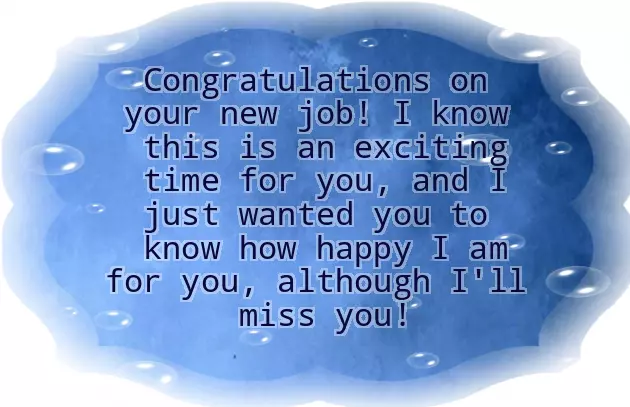 Wishes For Starting A New Job