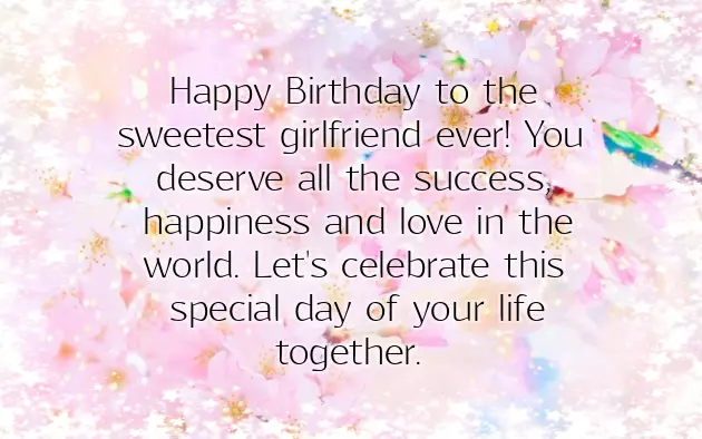 Birthday Wishes To My Girlfriend Birthday Wishes To My Girlfriend