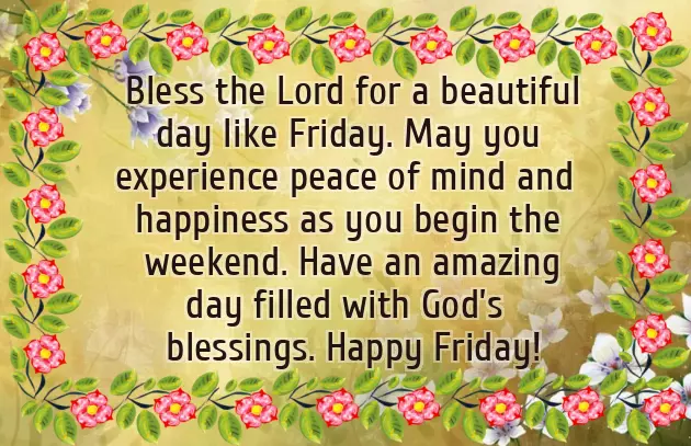 Wishing You A Blessed Friday