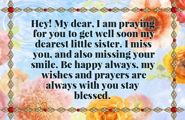Get Well Soon Sister Quotes Get Well Soon Sister Quotes