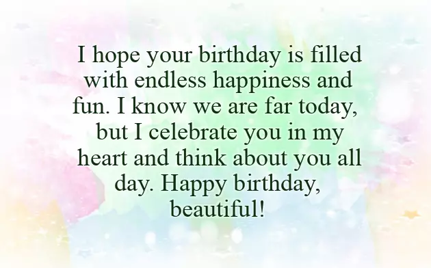 Birthday Wishes For My Girlfriend