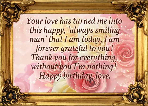 Happy Birthday My Life My Wife