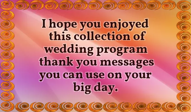 Wedding Appreciation Quotes