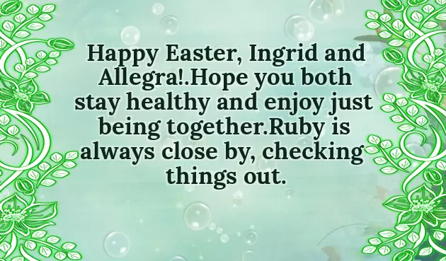 Happy Easter For All Of You