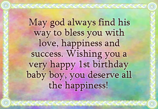 Happy Birthday My Son 1 Year Happy Birthday My Son 1 Year