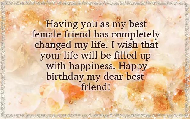 Birthday Wish To Friend Girl Birthday Wish To Friend Girl