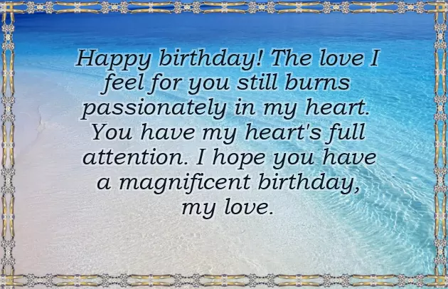 Birthday Wishes To A Lover