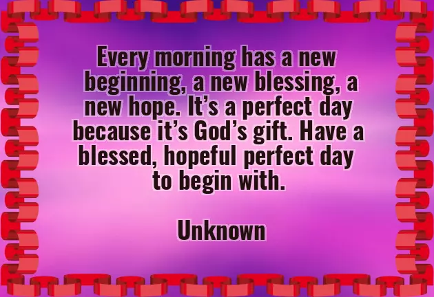 Good Morning Blessings Quotes