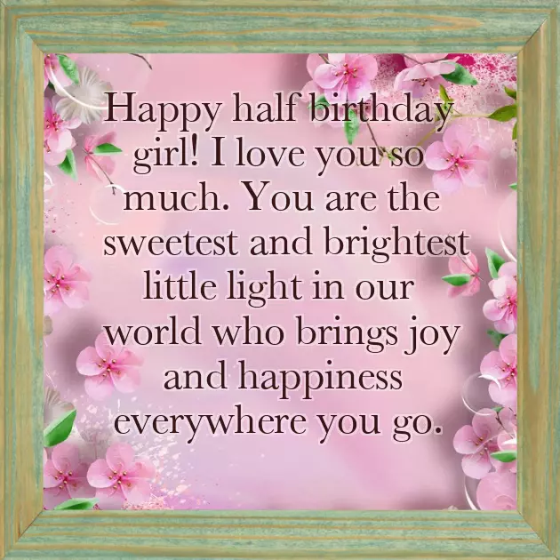 6 Month Wishes For Baby