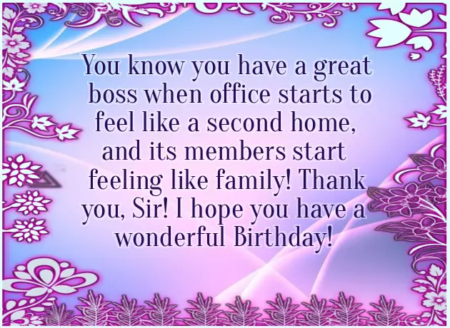 Happy Birthday Wishes To Female Boss