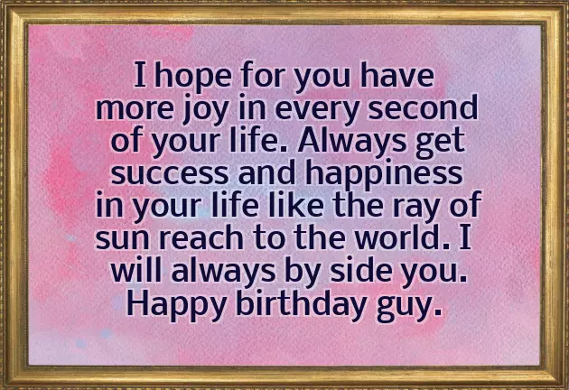 Happy Birthday Wishes Dude