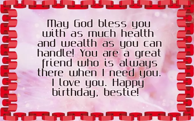 Happy Birthday Wishes Best Friend Girl