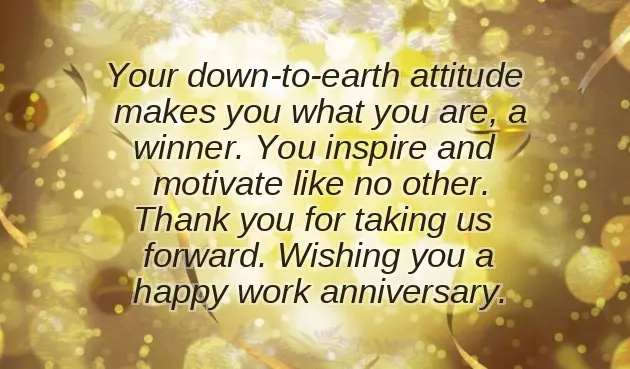 10 Year Work Anniversary Congratulations