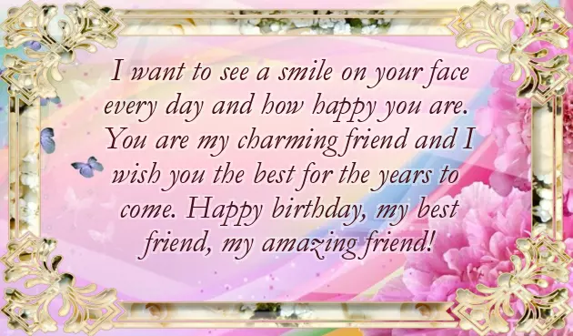 Happy Birthday To A Friend Woman