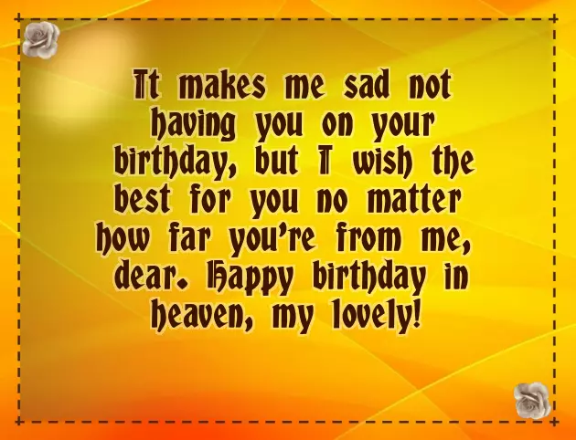 Birthday Wishes After Death Of Father