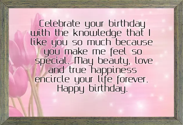 Happy Birthday Text To A Crush