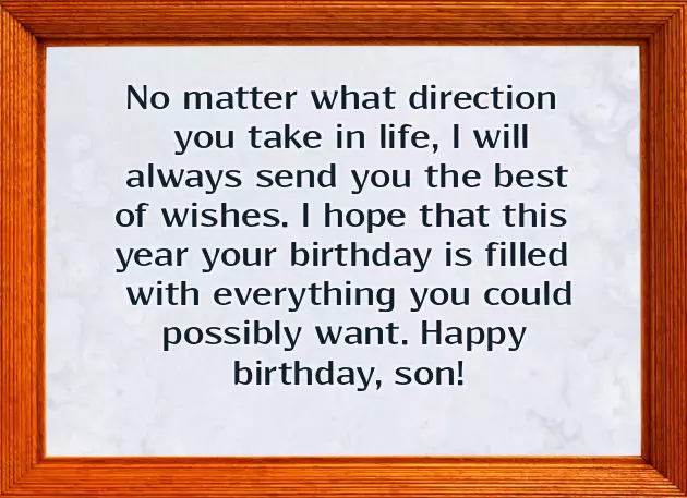 Wishing Birthday To My Son