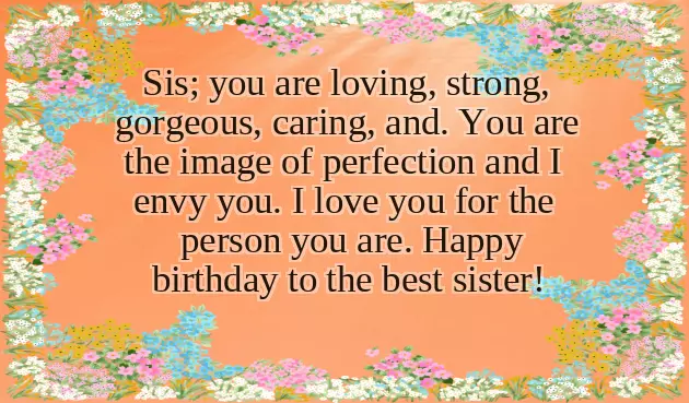 Best Birthday Wishes For Sister
