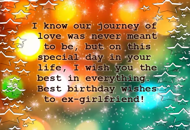 Birthday Wishes For Ex Girlfriend In English Birthday Wishes For Ex Girlfriend In English