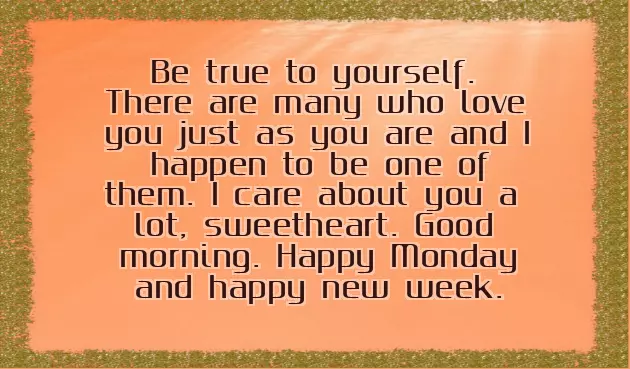 Monday Morning Messages