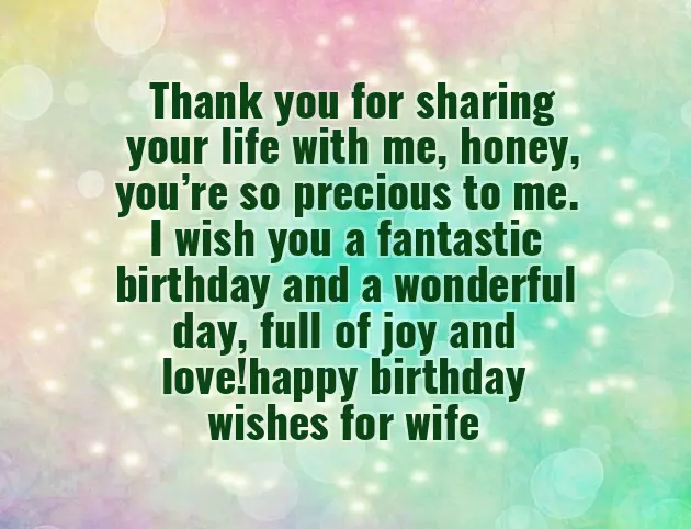 Happy Birthday To The Best Wife In The World