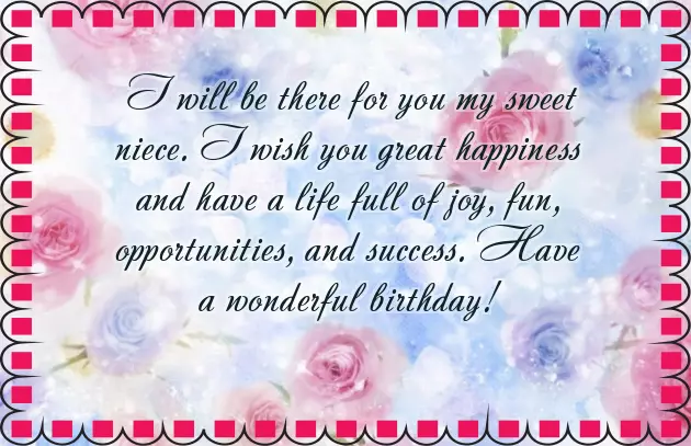 Happy Birthday For My Niece Quotes