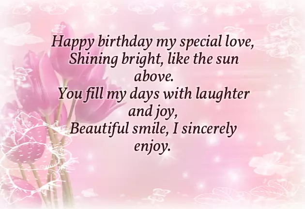 Birthday Poem For Someone Special Birthday Poem For Someone Special