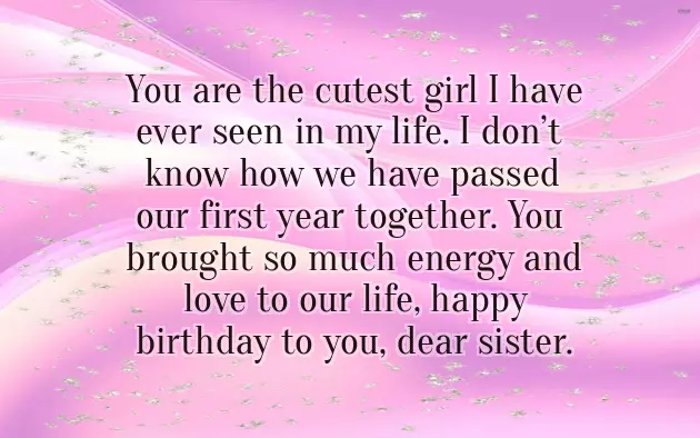 Birthday Quotes For Little Sister