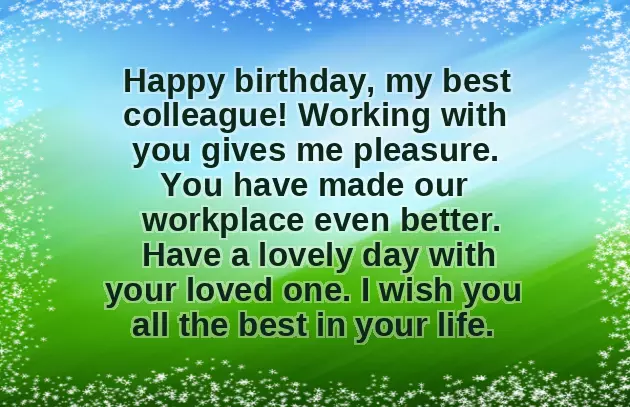 Funny Birthday Wishes For Coworker
