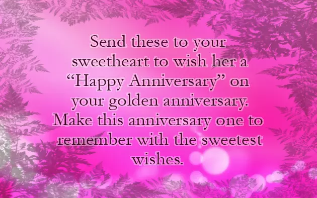 Golden Wedding Anniversary Quotes