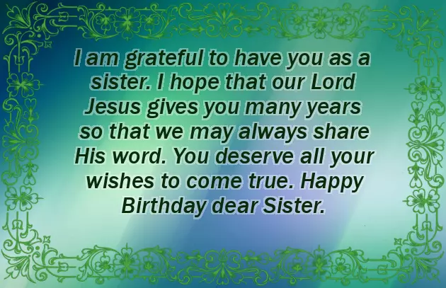 Long Birthday Wishes For My Sister