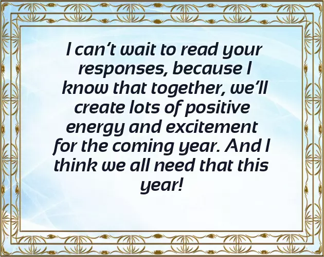 New Year English Wishes