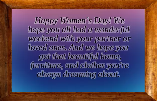 Best Wishes For Women
