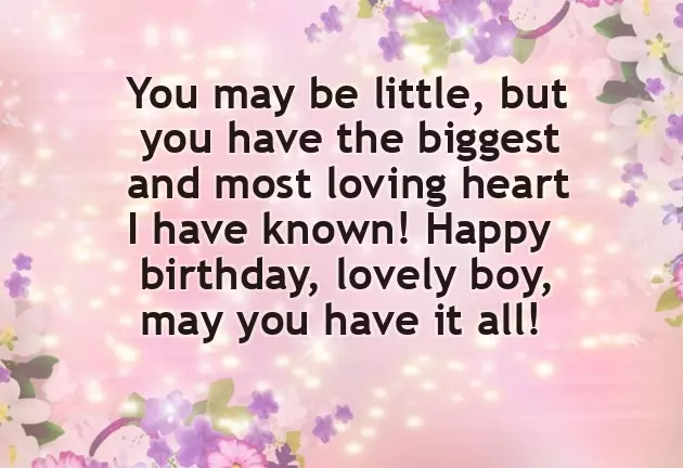 Happy Birthday Wishes For Small Kids