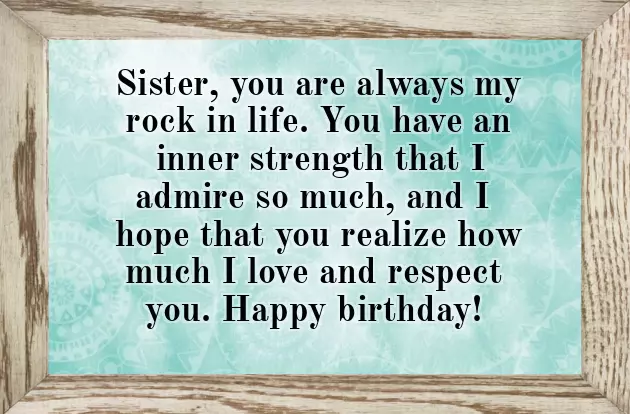 Happy Birthday To My Sister