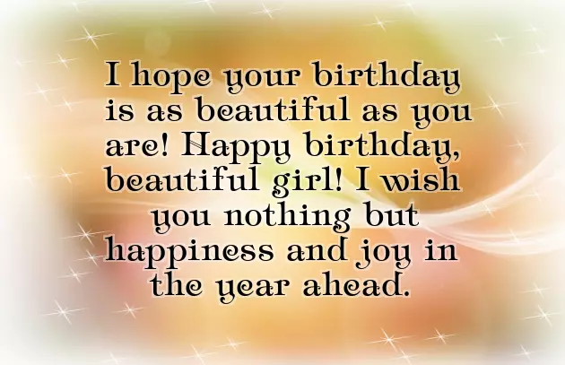 Happy Birthday To A Gorgeous Lady