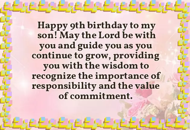 Happy Birthday To A 9 Year Old Happy Birthday To A 9 Year Old