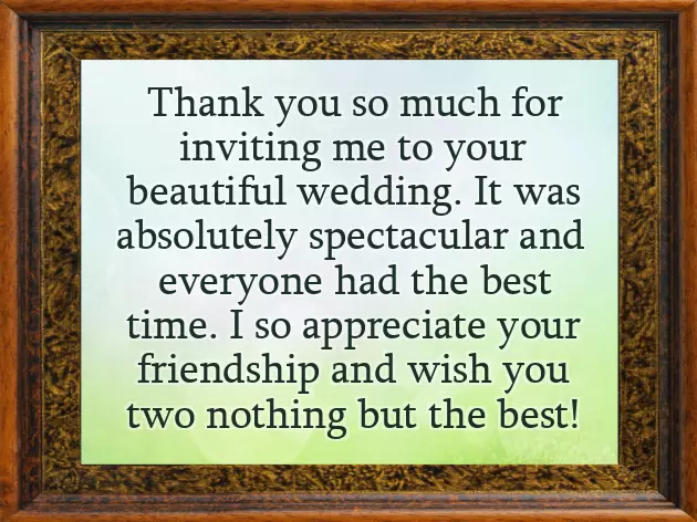 Thank You For The Congratulatory Wishes