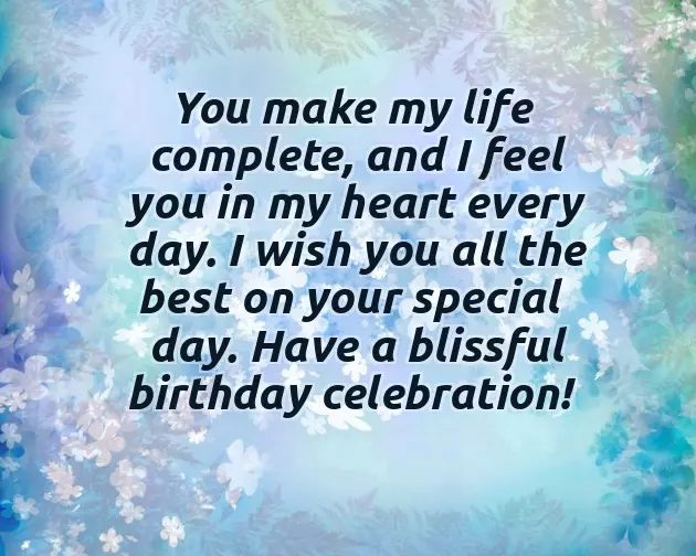 Wishes To My Girlfriend Birthday