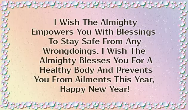 Christian New Year Greetings