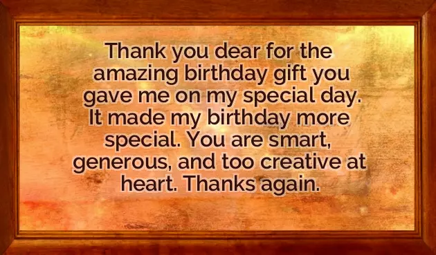 Thank You Message On Birthday Wishes Thank You Message On Birthday Wishes