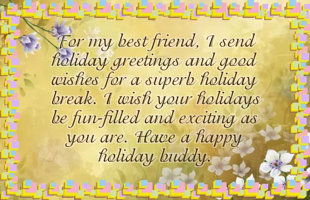 Holiday Messages For Friends