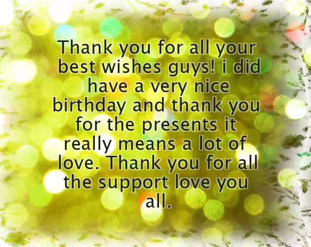 Happy Birthday Return Wishes