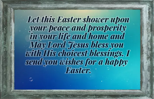 Easter Wishes In English