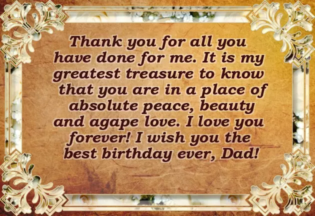 Wish You Happy Birthday Papa
